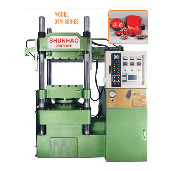 200Ton Automatic Hydraulic Press Melamine Moulding Machine For Tableware Dinner Set