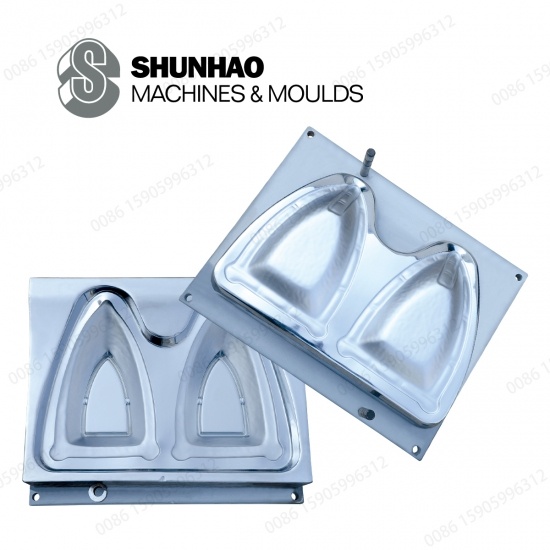 2Cavity Matte Finish Melamine Dinnerware Mold With Hard Chrome And 718H Steel