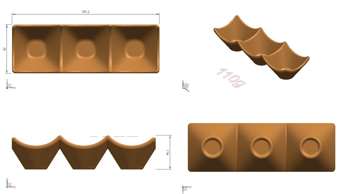 Melamine Matt Finish Mould