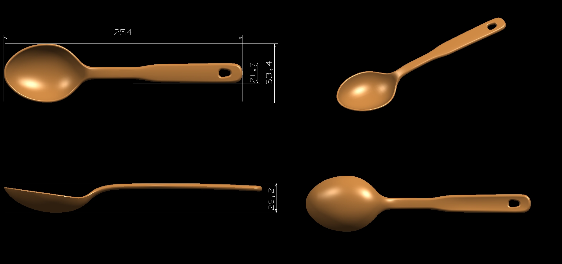 Melamine Spoon Moulds