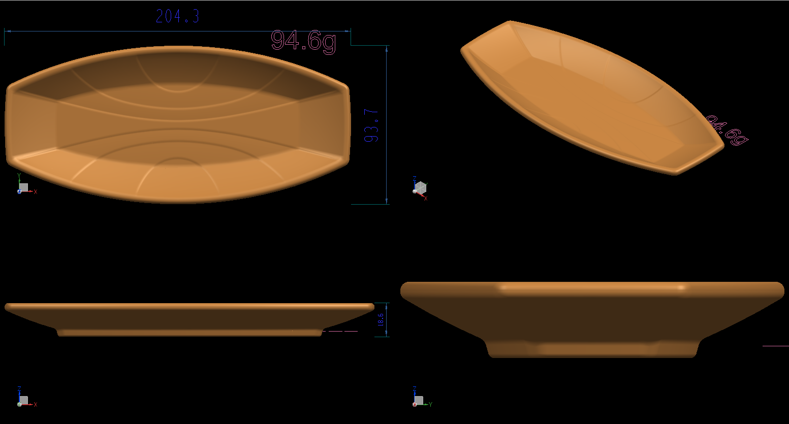 Melamine Serving Platter Mould