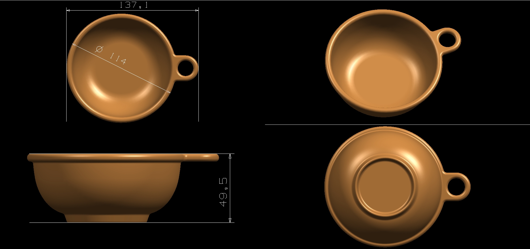 Mat Finish Melamine Mold