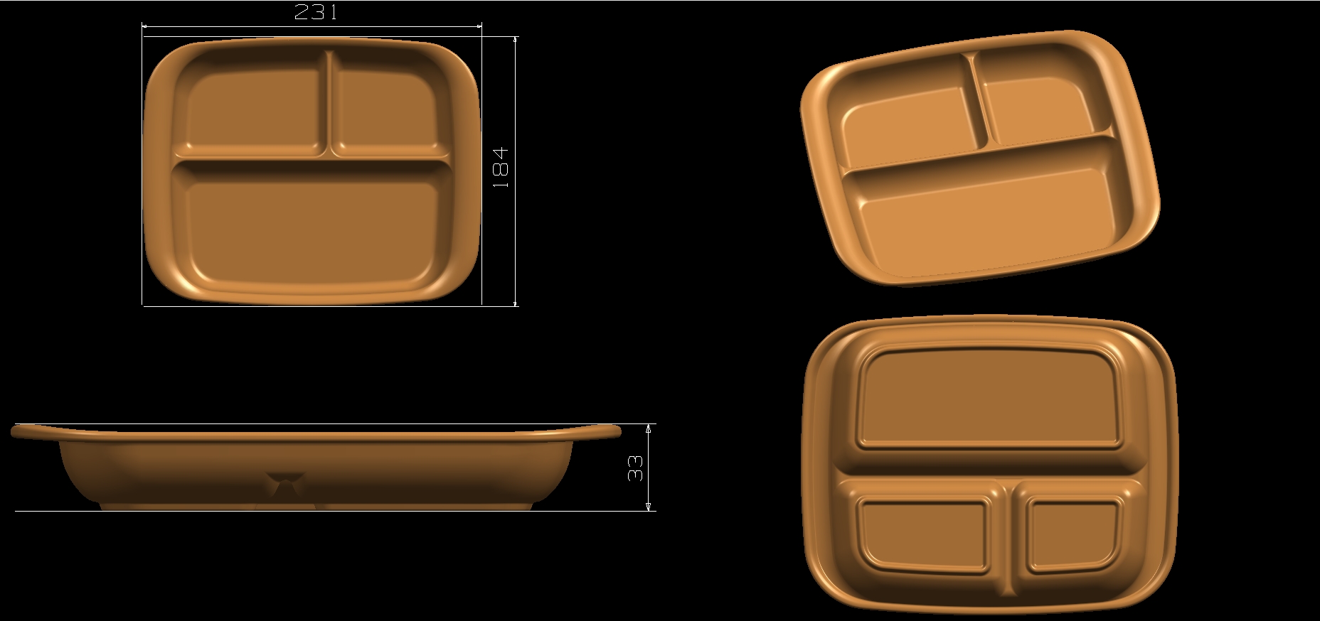 Matte Finish Dinnerware Mould