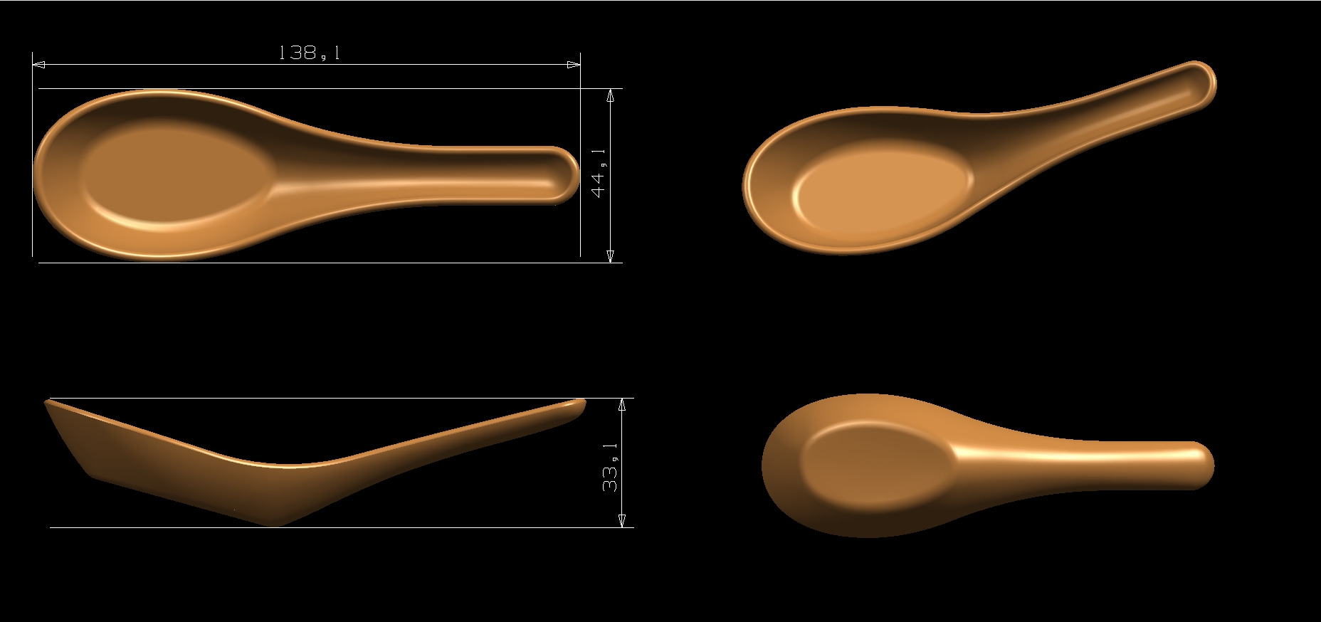 Melamine Spoon Mould