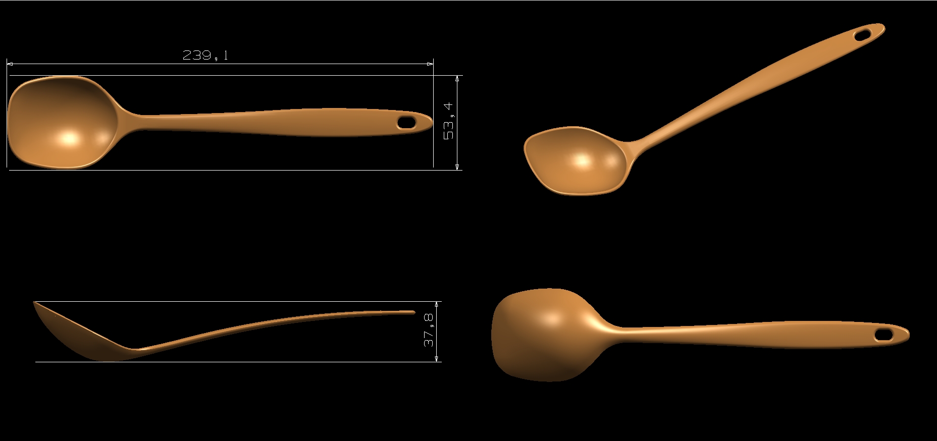 Melamine Spoon Die