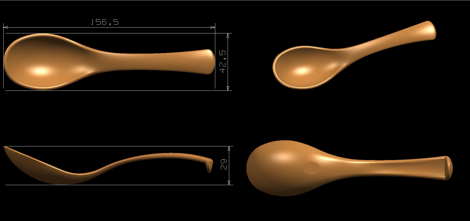 Melamine Rice Spoon Mould Melamine Rice Spoon Mould