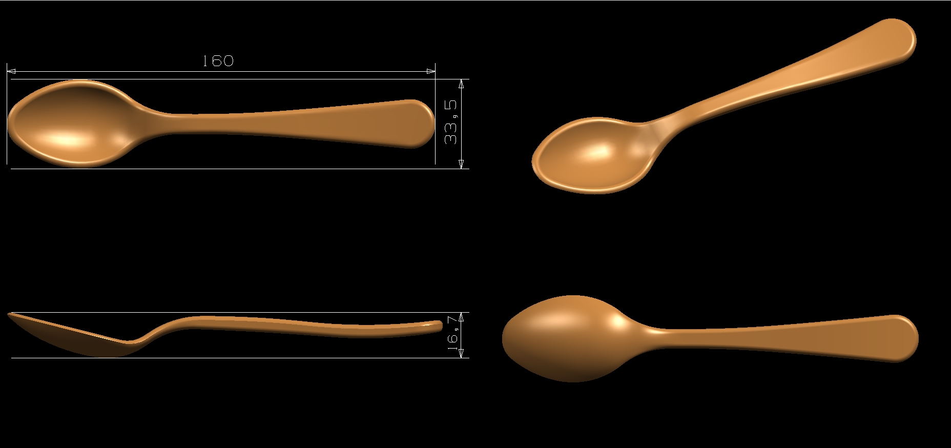 Melamine Spoon Mould