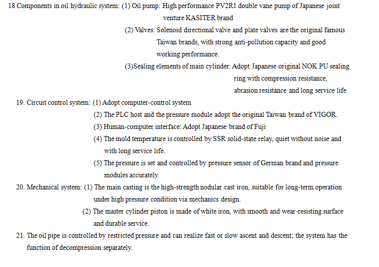 china four pillar hydraulic press factory