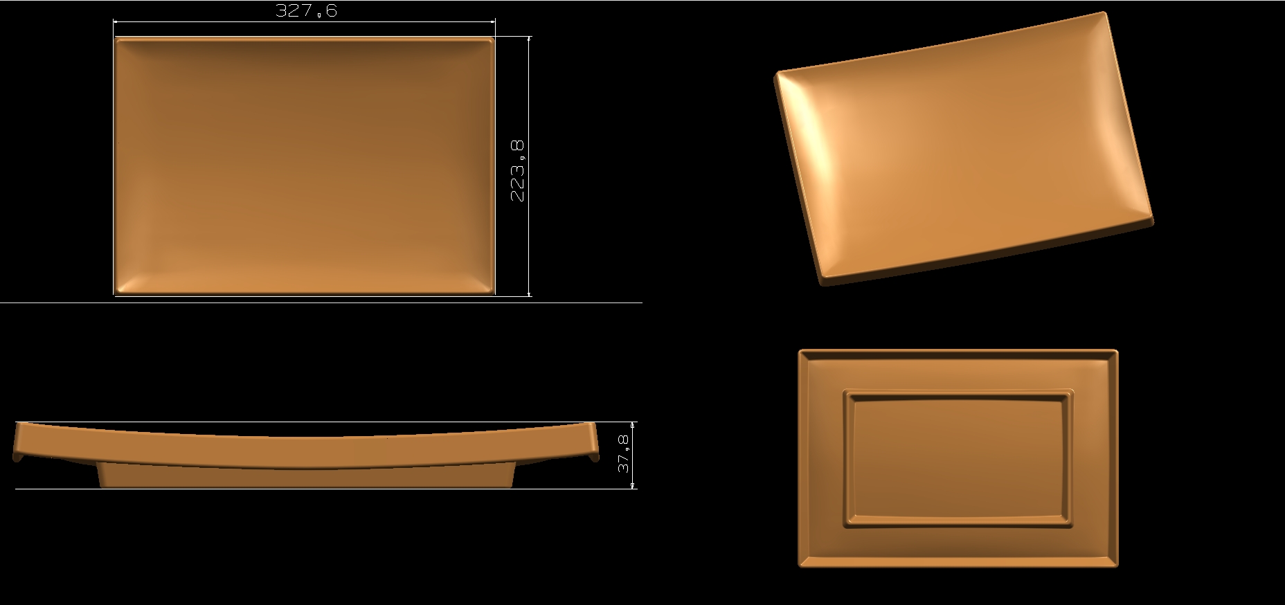 Melamine Matte Finish Die