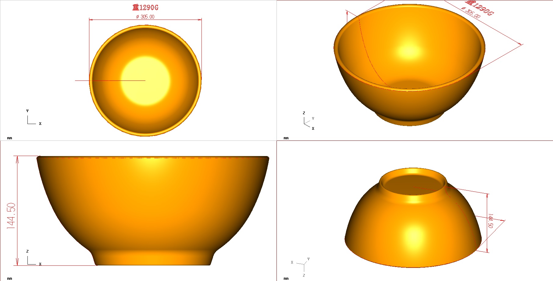Melamine Bowl Die Melamine Bowl Die