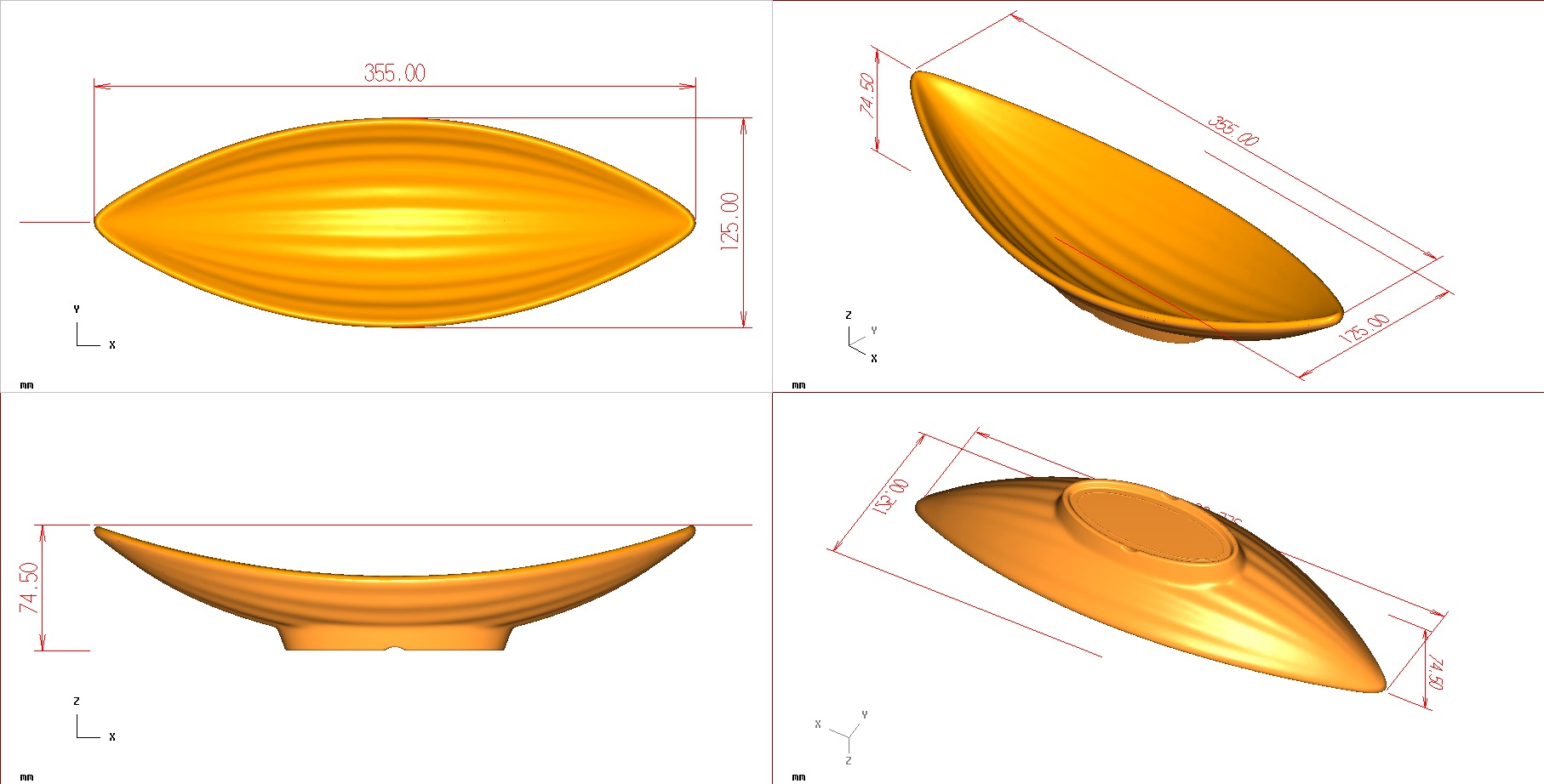 Melamine matte finish mold