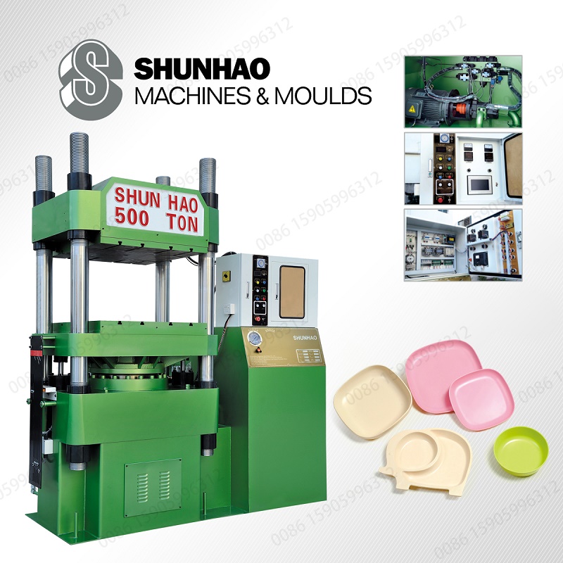 Bamboo Fiber Crockery Moulding Machine