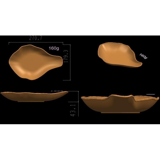 Melamine matte finish mold