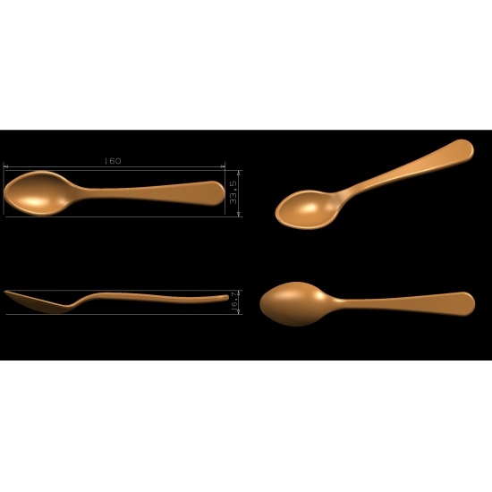  Melamine Tea Spoon Mold