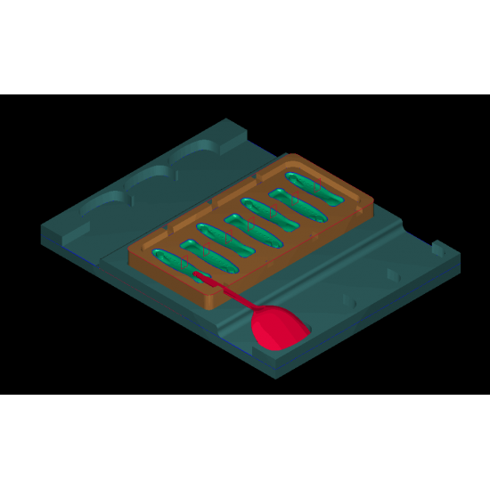  stainless steel spoon with Melamine handle