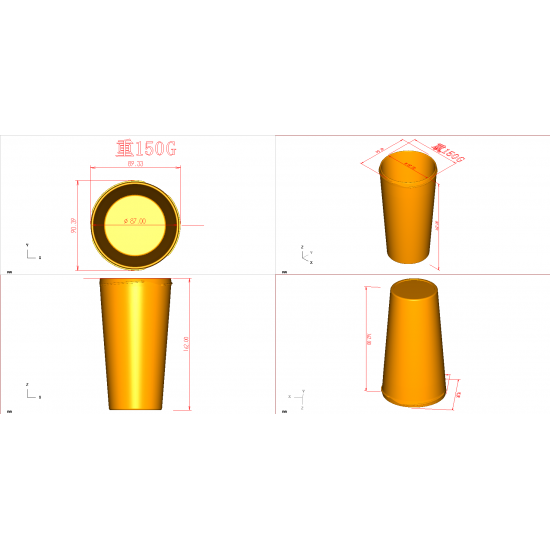 Bamboo Powder Tableware Mold