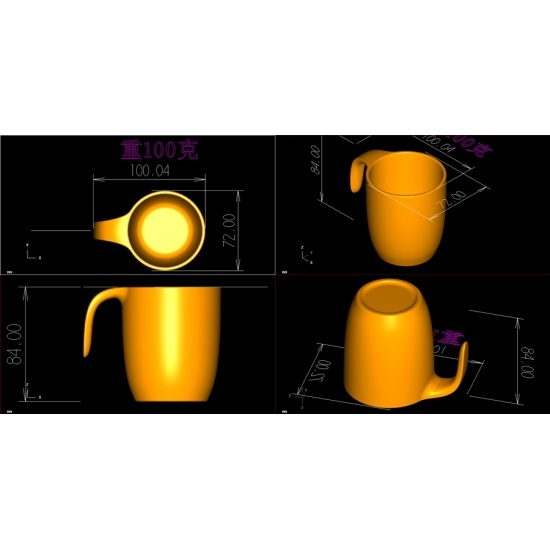  Bamboo Powder Glass Mold