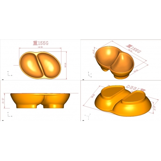 China Melamine Dinnerware Compress Mold