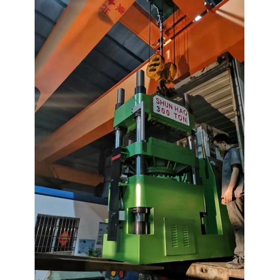 Singal Color Hydraulic Press Melamine Moulding Machine