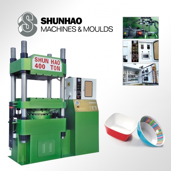 400TON Singal Color Automatic Hydraulic Molding Machine For Melamine Tableware