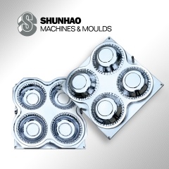 High Production 4cavity Melamine Salad Bowl Mould With Hard Chrome