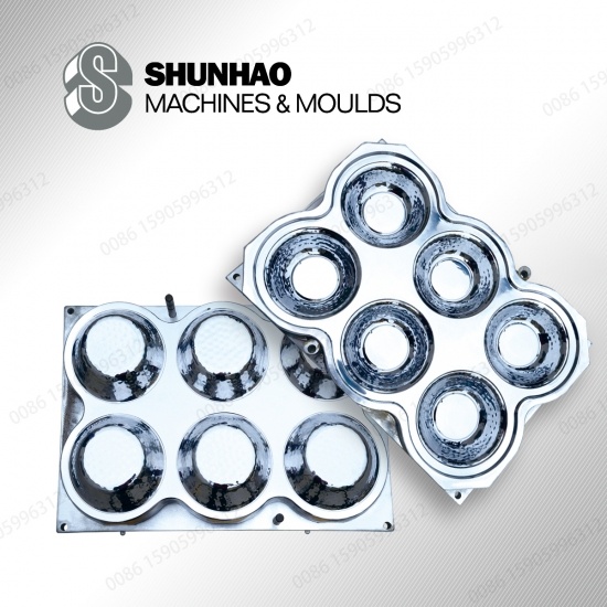 High Production 6Cavity Melamine Soup Bowl Molds With Glossy And Hard Chrome
