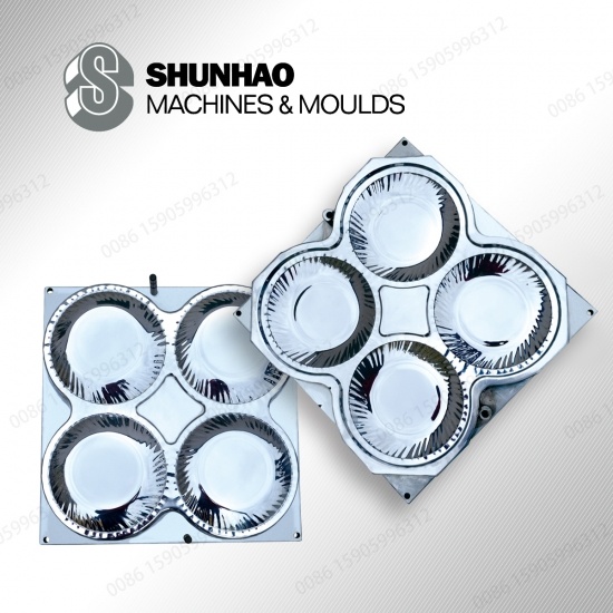4Cavity 10Soup Plate Molds With Hard Chrome And Glossy