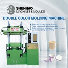 300Tons Double Color Melamine Crockery  Molding Machine With Plc Control