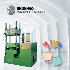 200Ton Singal Color Automatic Hydraulic Press Machine For Melamine Crockery