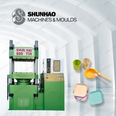 600ton Singla Color Hydraulic Compression Machine For Melamine Crockery