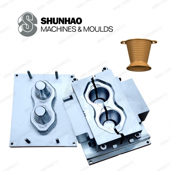 Melamine Mold Split  For SShape Products With 2Cavity