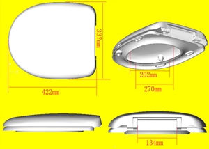 Uf Toilet Seat Lid Compression Machine From Shunhao
